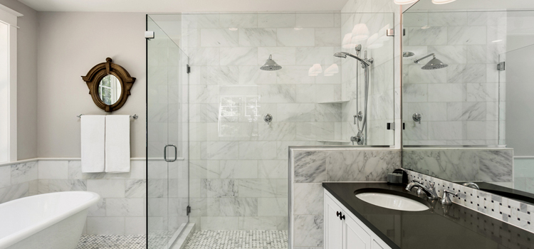 bathroom shower door installation in Duarte
